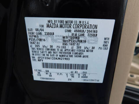 2005 Mazda Tribute s