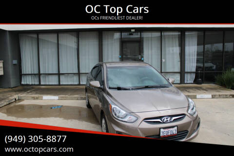 2014 Hyundai Accent for sale at OC Top Cars in Irvine CA