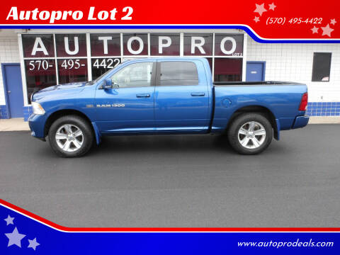 2011 RAM 1500 for sale at Autopro Lot 2 in Sunbury PA