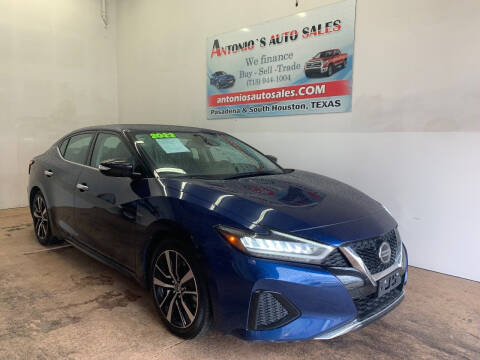 2022 Nissan Maxima for sale at Antonio's Auto Sales in South Houston TX