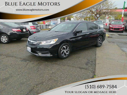 2017 Honda Accord for sale at Blue Eagle Motors in Fremont CA