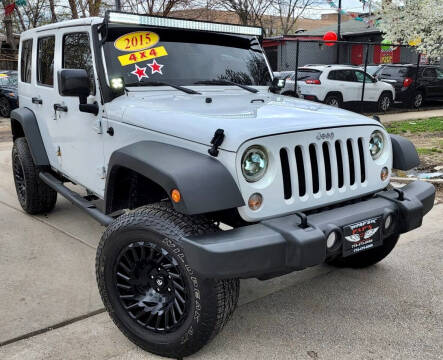 2015 Jeep Wrangler Unlimited for sale at Paps Auto Sales in Chicago IL