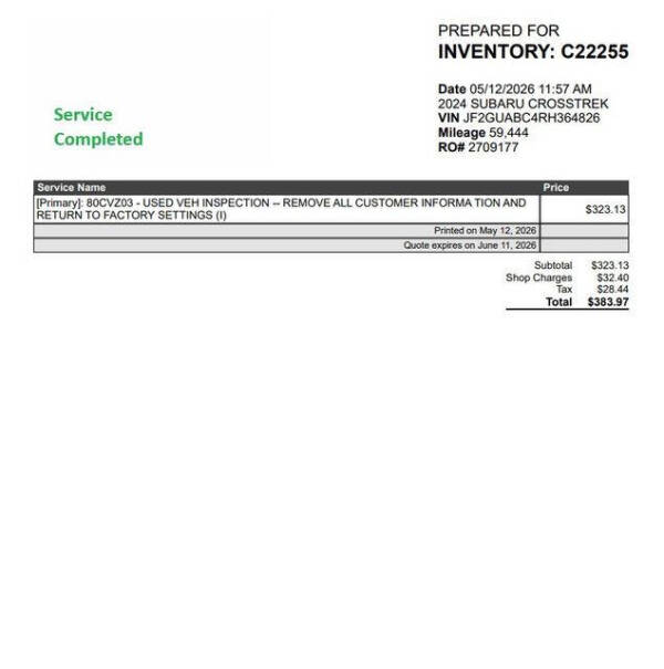 2024 Subaru Crosstrek