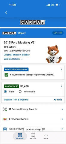2013 Ford Mustang V6