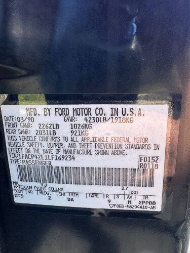 1990 Ford Mustang LX 5.0