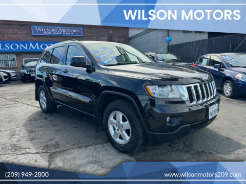 2013 Jeep Grand Cherokee for sale at WILSON MOTORS in Stockton CA