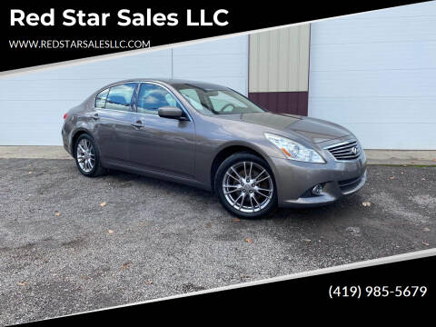 2012 Infiniti G37 Sedan for sale at Red Star Sales LLC in Bucyrus OH
