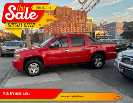 2008 Chevrolet Avalanche for sale at Nick Jr's Auto Sales in Philadelphia PA