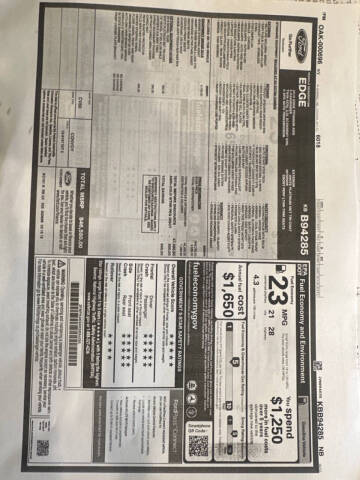 2019 Ford Edge Titanium