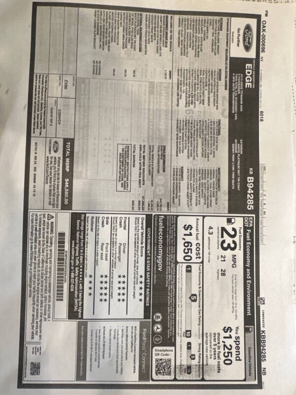2019 Ford Edge Titanium