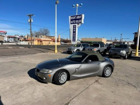 2005 BMW Z4 for sale at Right Away Auto Sales in Colorado Springs CO