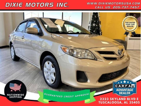 2011 Toyota Corolla for sale at Dixie Motors Inc. in Tuscaloosa AL
