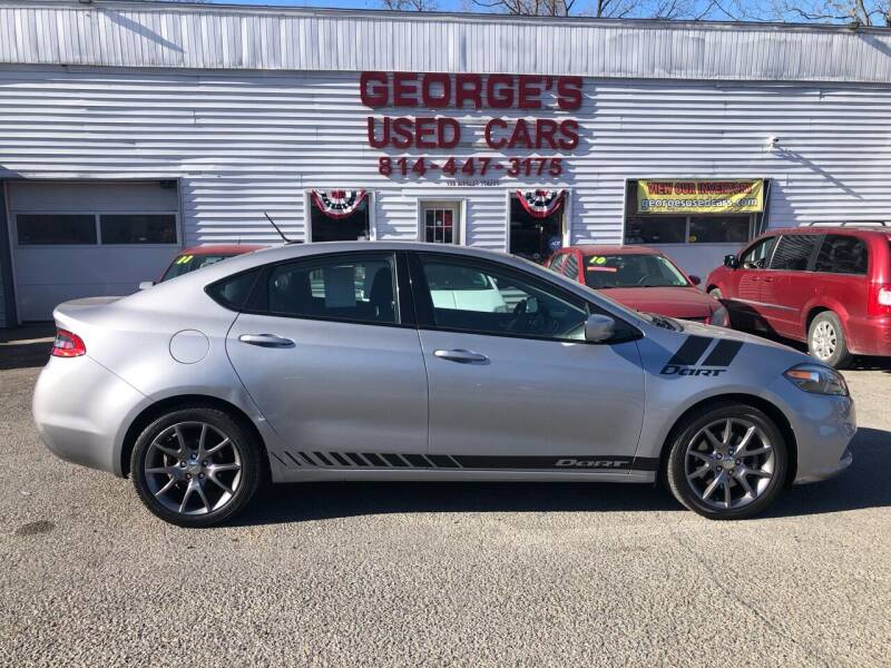 2016 Dodge Dart for sale at George's Used Cars Inc in Orbisonia PA