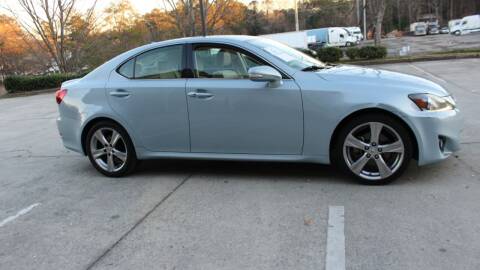 2012 Lexus IS 250 for sale at NORCROSS MOTORSPORTS in Norcross GA