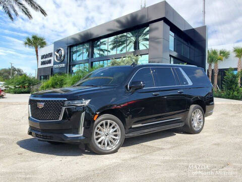 2021 Cadillac Escalade ESV for sale at Mazda of North Miami in Miami FL