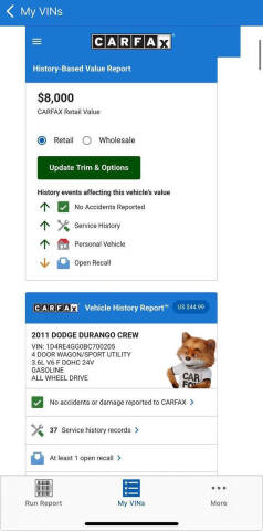 2011 Dodge Durango Crew Lux