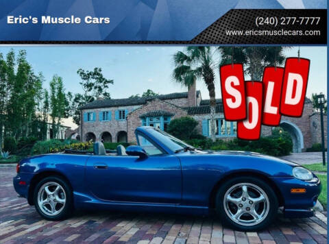 1999 Mazda MX-5 Miata for sale at Eric's Muscle Cars in Clarksburg MD