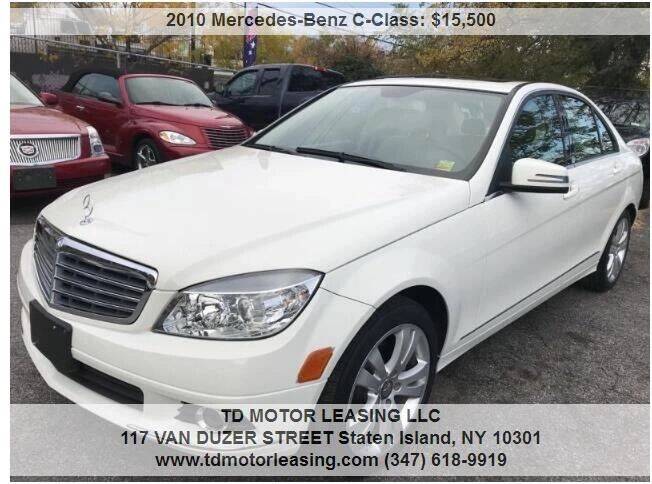 2010 Mercedes-Benz C-Class for sale at TD MOTOR LEASING LLC in Staten Island NY
