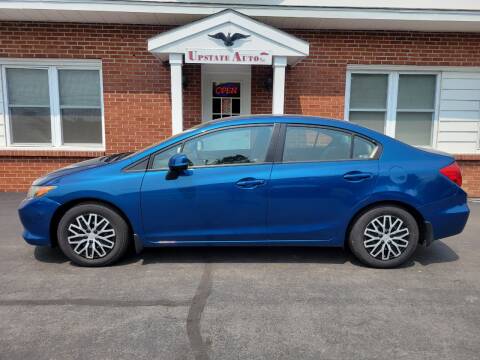 2012 Honda Civic for sale at UPSTATE AUTO INC in Germantown NY