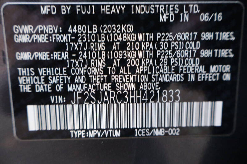 2017 Subaru Forester 2.5i Limited
