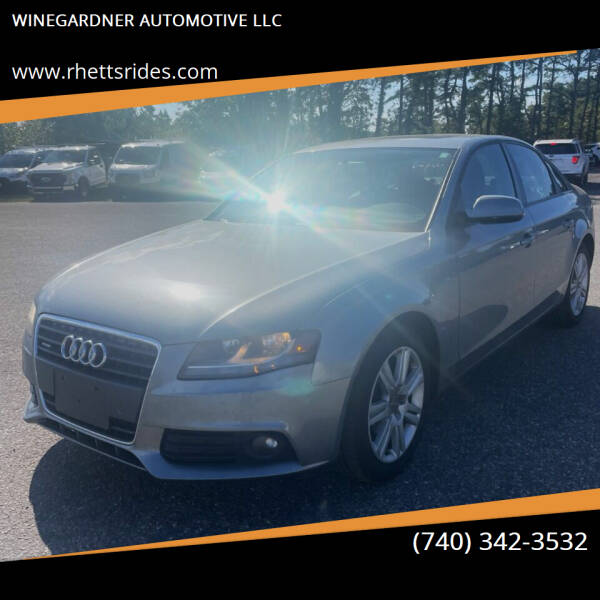 2010 Audi A4 for sale at WINEGARDNER AUTOMOTIVE LLC in New Lexington OH