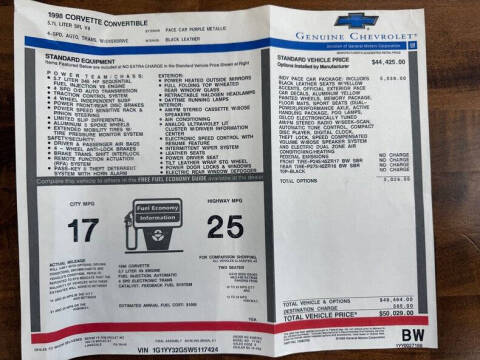 1998 Chevrolet Corvette