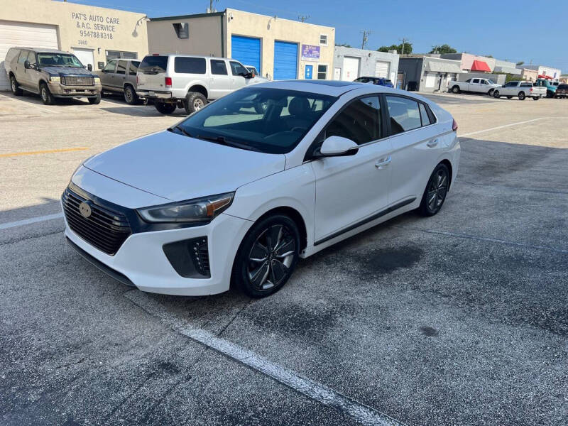 Used 2017 Hyundai Ioniq Limited with VIN KMHC05LC8HU020352 for sale in Pompano Beach, FL