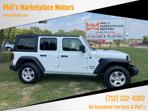 2019 Jeep Wrangler Unlimited for sale at Phil's Marketplace Motors in Arnolds Park IA
