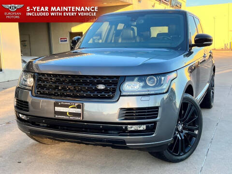 2014 Land Rover Range Rover for sale at European Motors Inc in Plano TX