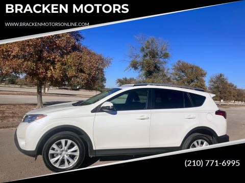 2013 Toyota RAV4 for sale at BRACKEN MOTORS in San Antonio TX