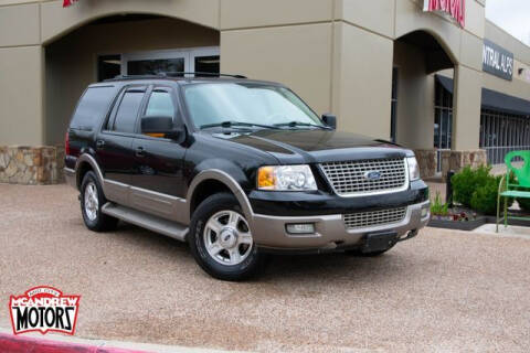 2003 Ford Expedition for sale at Mcandrew Motors in Arlington TX