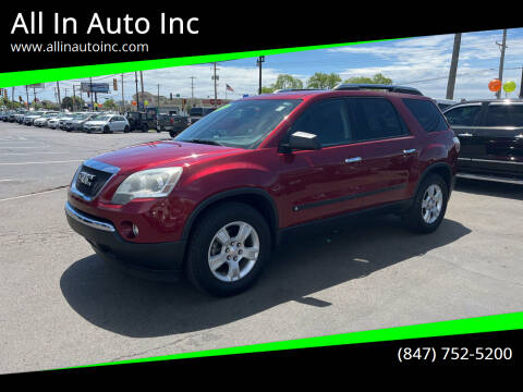 2009 GMC Acadia for sale at All In Auto Inc in Palatine IL