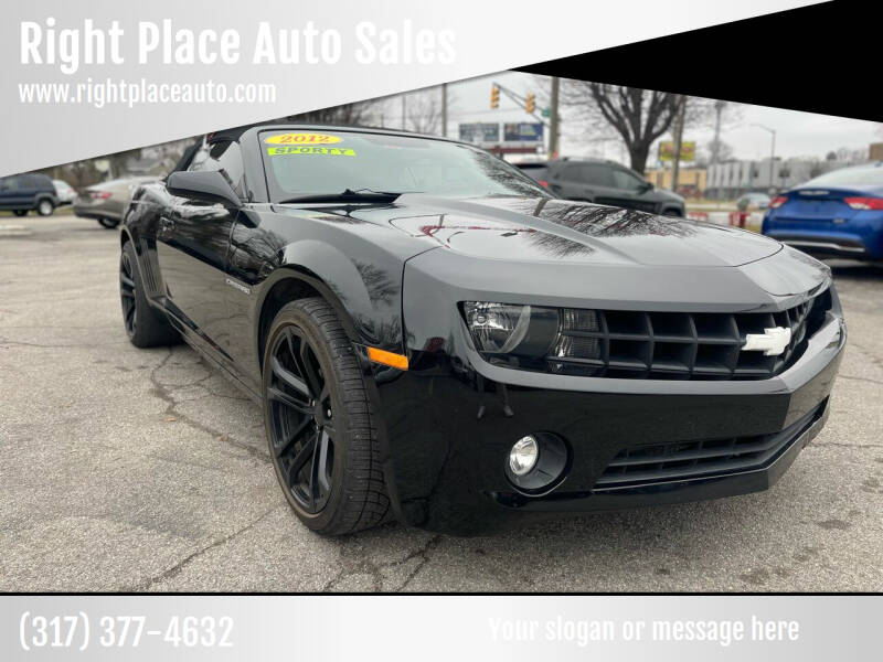 2012 Chevrolet Camaro for sale at Right Place Auto Sales LLC in Indianapolis IN