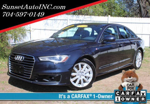 2016 Audi A6 for sale at Sunset Auto in Charlotte NC