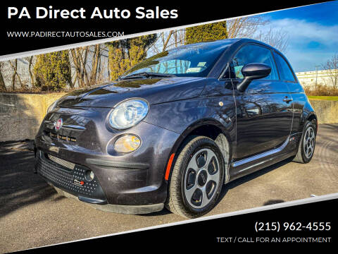 2015 FIAT 500e for sale at PA Direct Auto Sales in Levittown PA