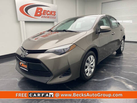 2017 Toyota Corolla for sale at Becks Auto Group in Mason OH