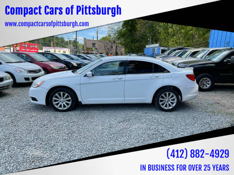 2012 Chrysler 200 for sale at Compact Cars of Pittsburgh in Pittsburgh PA