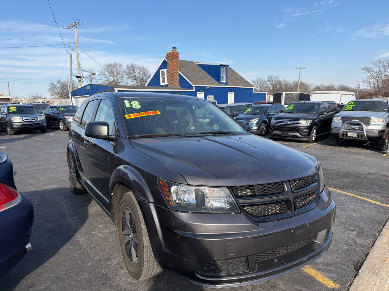 Gray 2018 Dodge Journey SE SE 4dr SUV 2