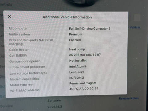 2021 Tesla Model Y Standard Range