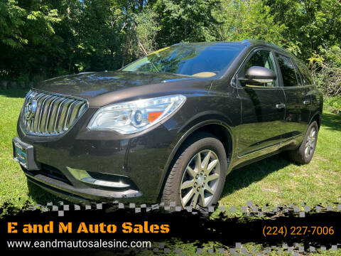 2014 Buick Enclave for sale at E and M Auto Sales in Elgin IL