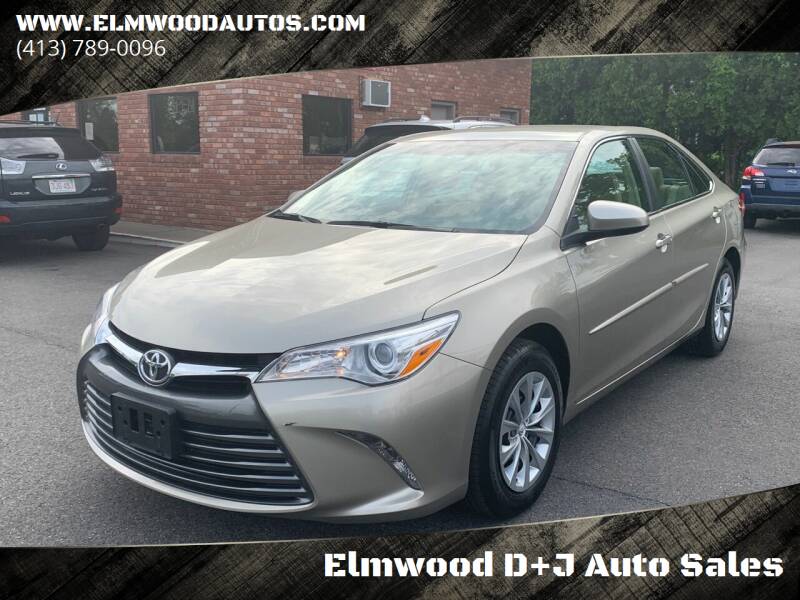 2017 Toyota Camry for sale at Elmwood D+J Auto Sales in Agawam MA