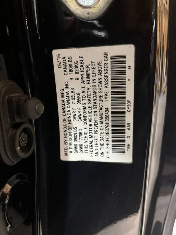 2016 Honda Civic EX-T