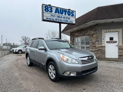 2011 Subaru Outback for sale at 83 Autos in York PA