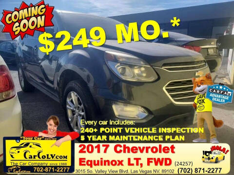 2017 Chevrolet Equinox for sale at The Car Company - 249 monthly payments in Las Vegas NV