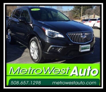2017 Buick Envision for sale at Metro West Auto in Bellingham MA