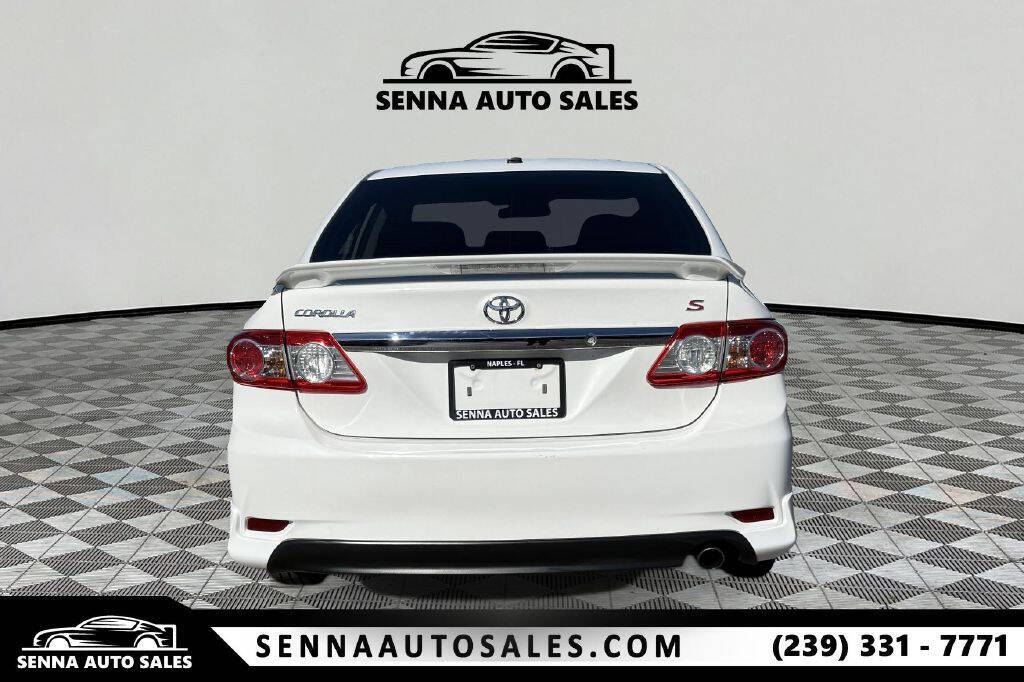 2012 Toyota Corolla for sale at SENNA AUTO SALES in Naples, FL