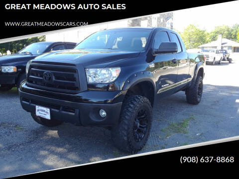 2012 Toyota Tundra for sale at GREAT MEADOWS AUTO SALES in Great Meadows NJ