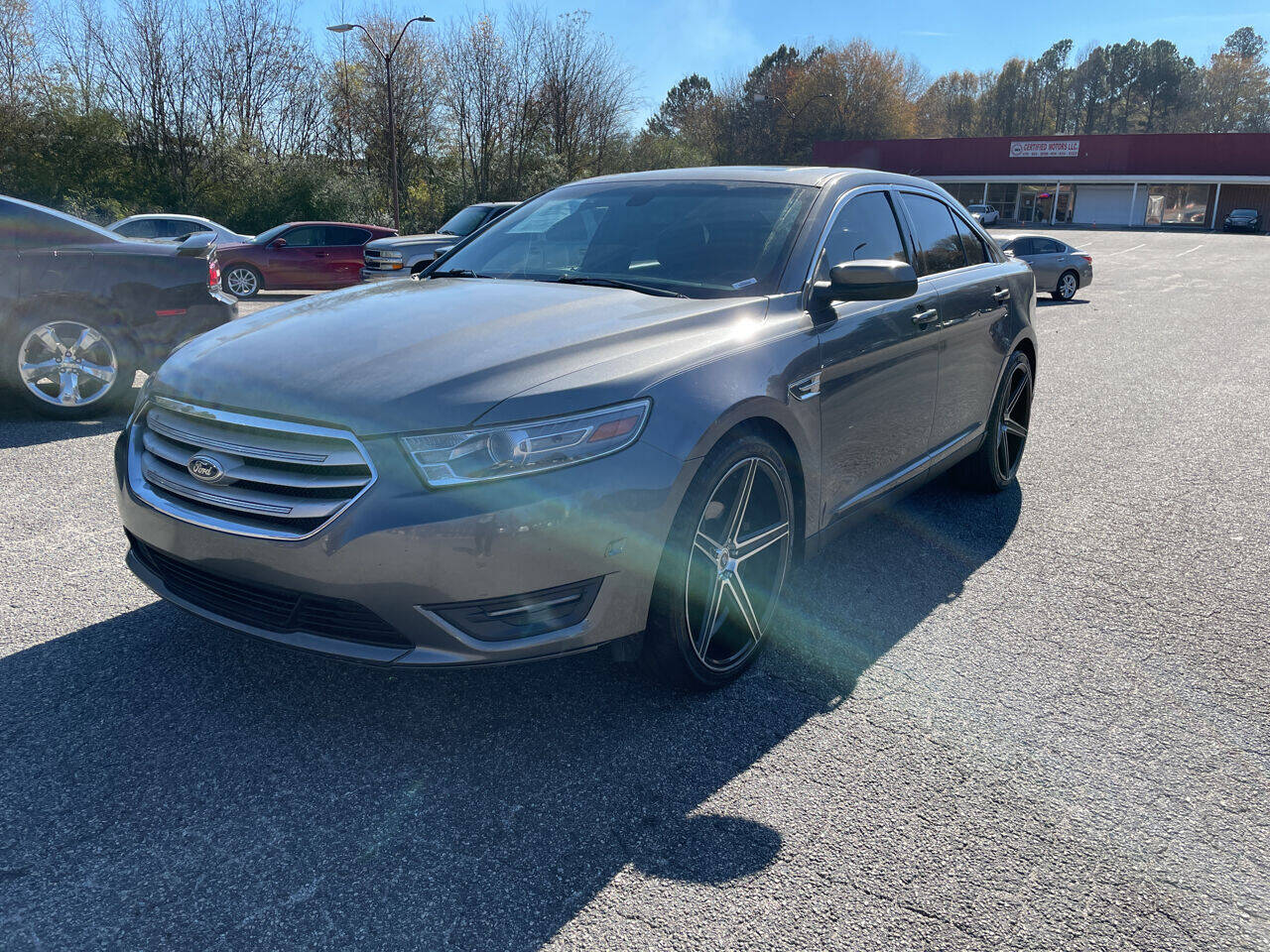Gray 2013 Ford Taurus SEL SEL 4dr Sedan 1