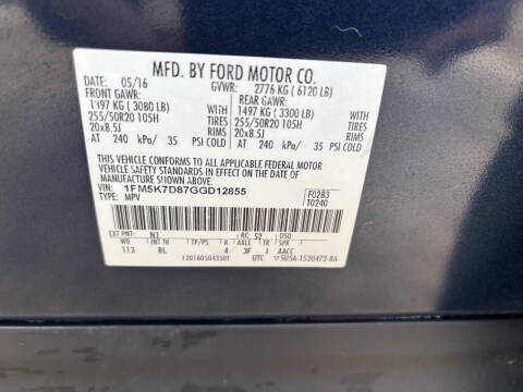 2016 Ford Explorer XLT