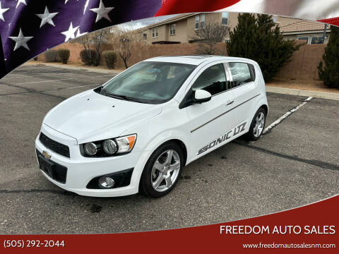 2012 Chevrolet Sonic for sale at Freedom Auto Sales in Albuquerque NM